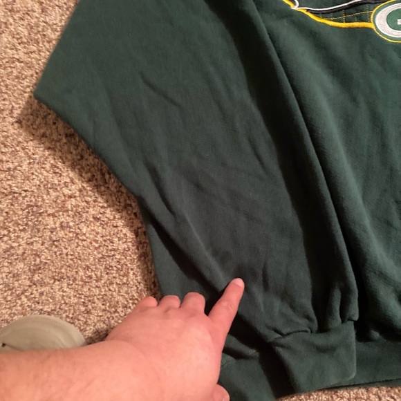 Vintage Logo Athletic Green Bay Packers embroidered Crewneck - Picture 5 of 5